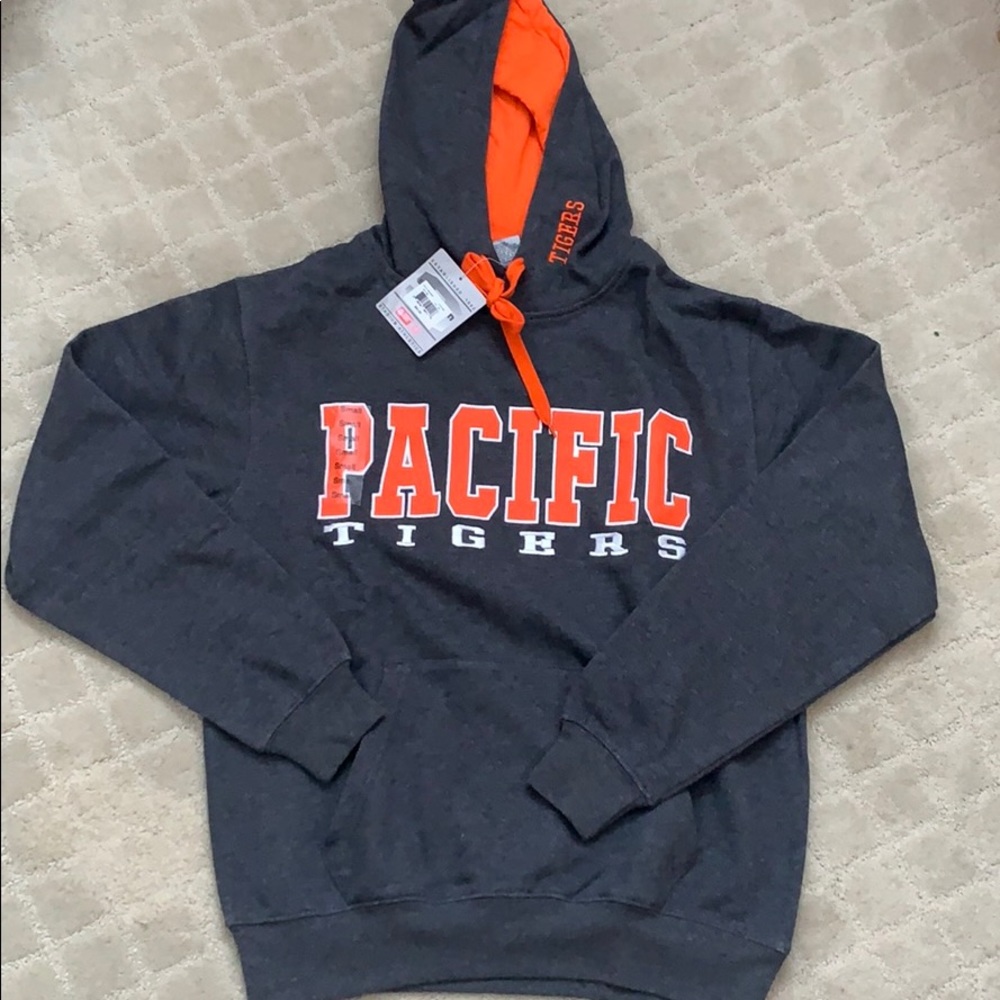University of the pacific grey/charcoal hoodie